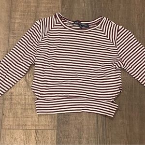 Long sleeve crop top